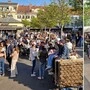 Links ein Foto vom vergangenen Samstag, rechts von gestern: So oder so – es wurlt gewaltig