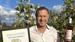 Martin Mausser hat gut lachen: Sein Most gewann den Weltmeistertitel