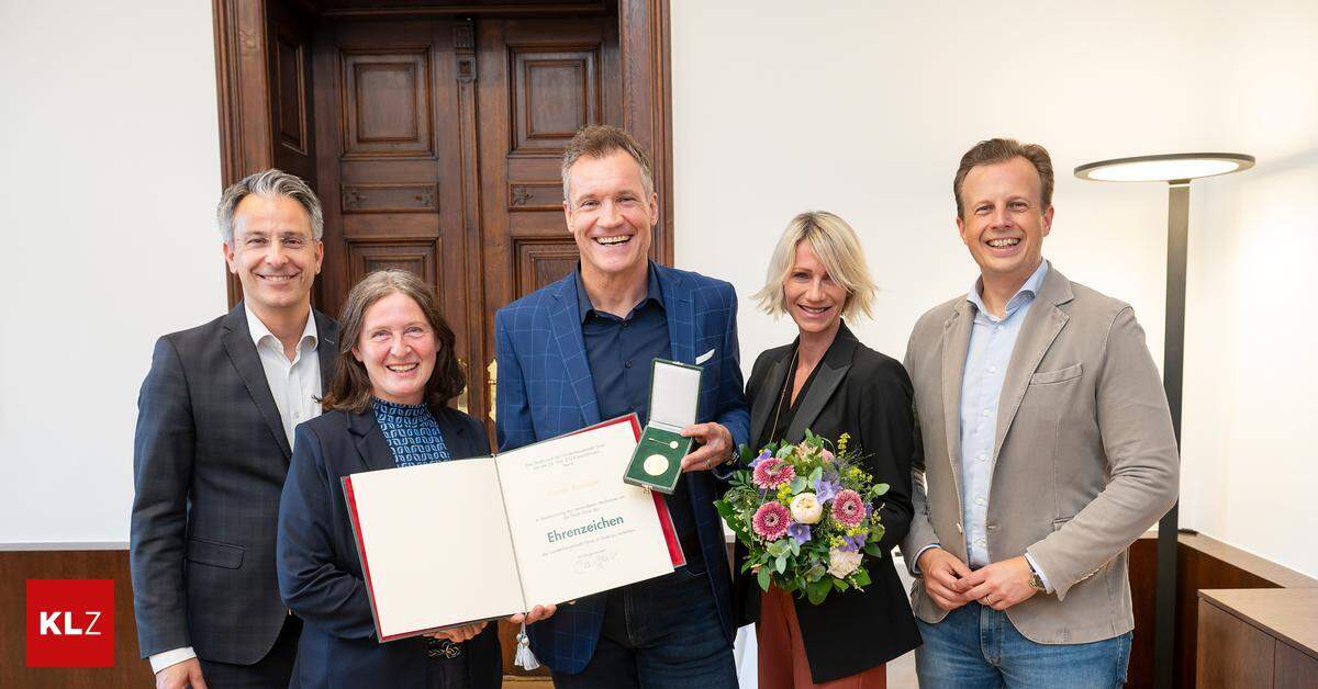 Honors in Graz metropolis corridor: Gold medal of honor for Armin Assinger: “It actually makes my pores and skin crawl”