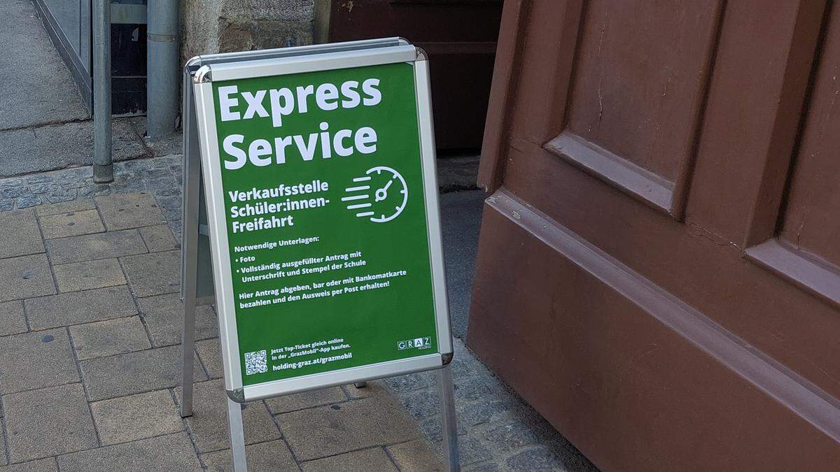 Wer das Express-Service in Anspruch nahm, bekam das Top-Ticket zugeschickt