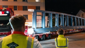 In der Nacht auf Donnerstag kam die 70-Tonnen-Lieferung
