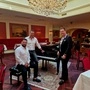 Bujar Shabani, Patrick Wallner und Mirsad Krasniqi (von links) vom Café Herzog