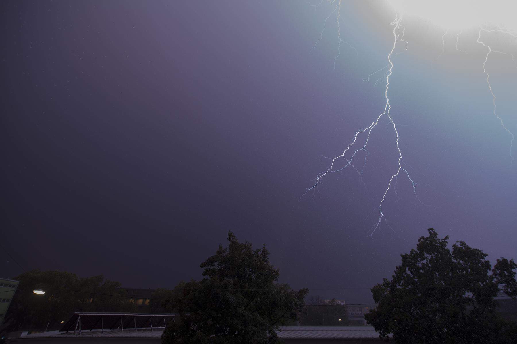 Gewitter: Akute Unwetterwarnung rund um den Großraum Graz