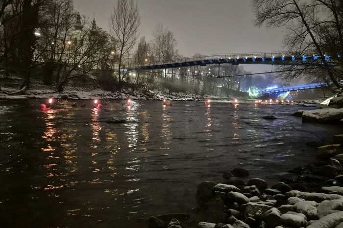 ... dabei handelte es sich um das traditionelle Dreikönigsschwimmen der Einsatzkräfte der Österreichischen Wasserrettung, Landesverband Steiermark.