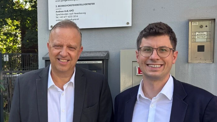 Erwin Wurzinger und Meinhardt Schweditsch (ÖVP)