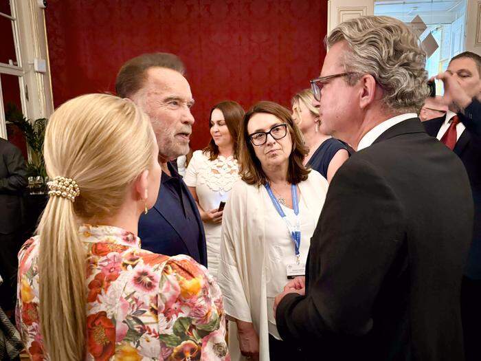 Beim „World Summit“ in Wien wurde der Termin am Montag zwischen Schwarzenegger und Drexler vereinbart