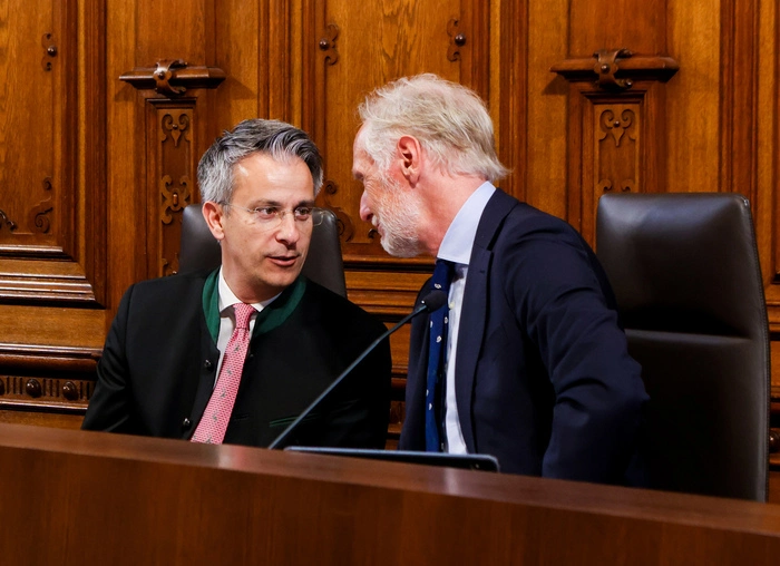 Der Grazer VP-Chef Kurt Hohensinner mit  Wirtschaftsstadtrat Günter Riegler (beide ÖVP; Archivbild)