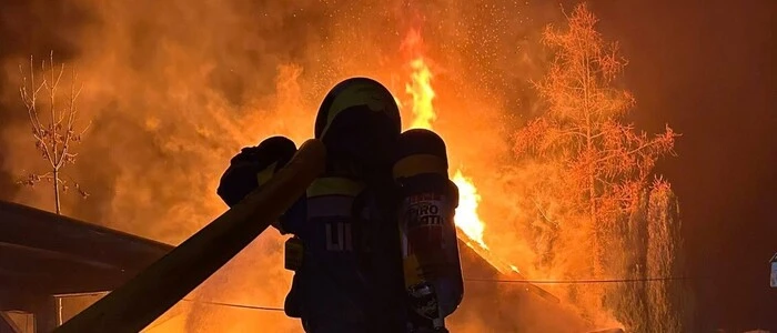 In der Gemeinde Selzthal kämpften die Feuerwehren gegen die Flammen