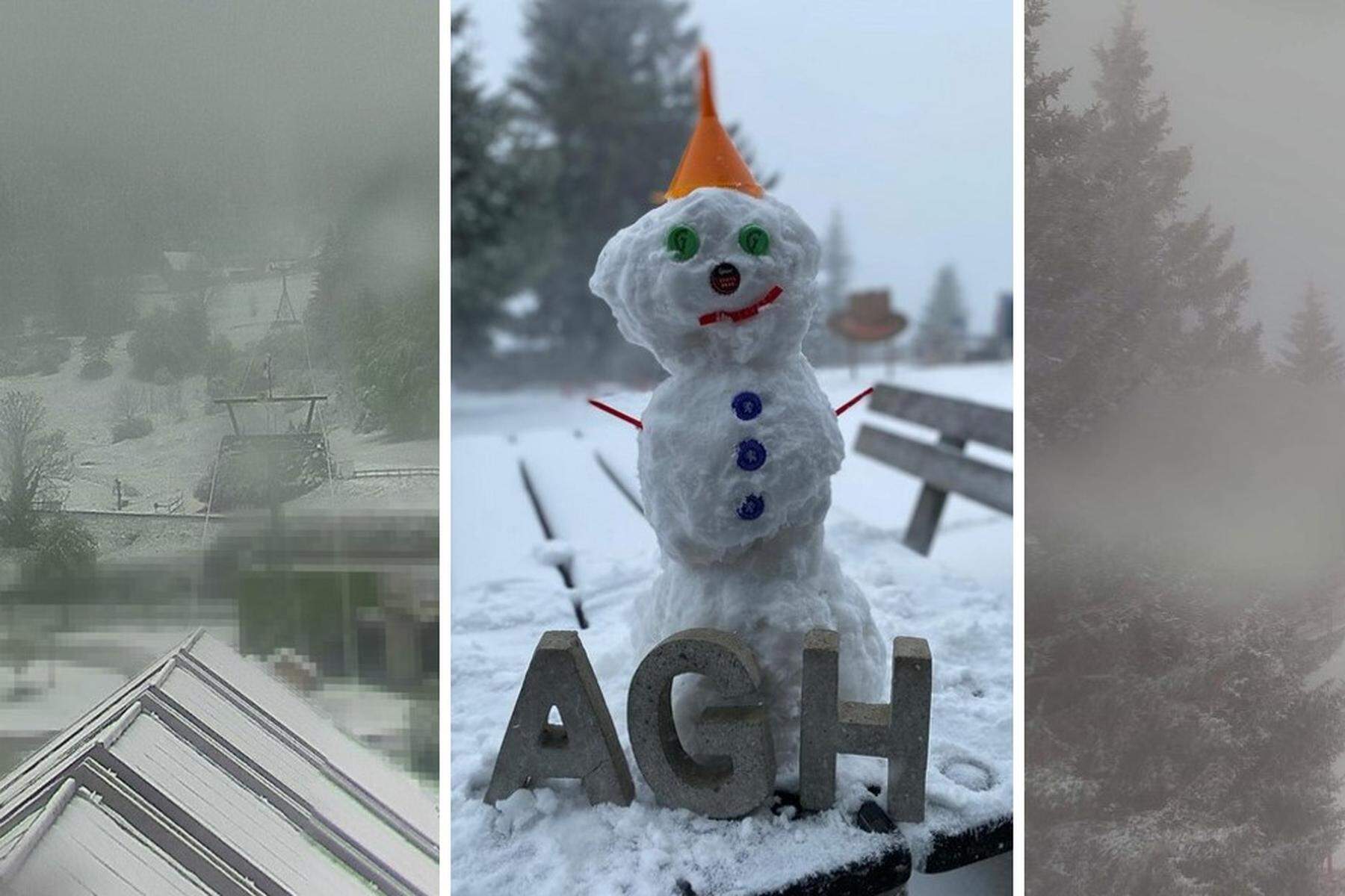 Winterrückkehr: Auch die Schöckl-Talstation ist weiß – schneit es heute bis in die Täler?