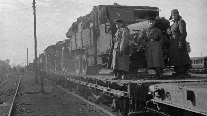 Abtransport von Beutegut in die Sowjetunion