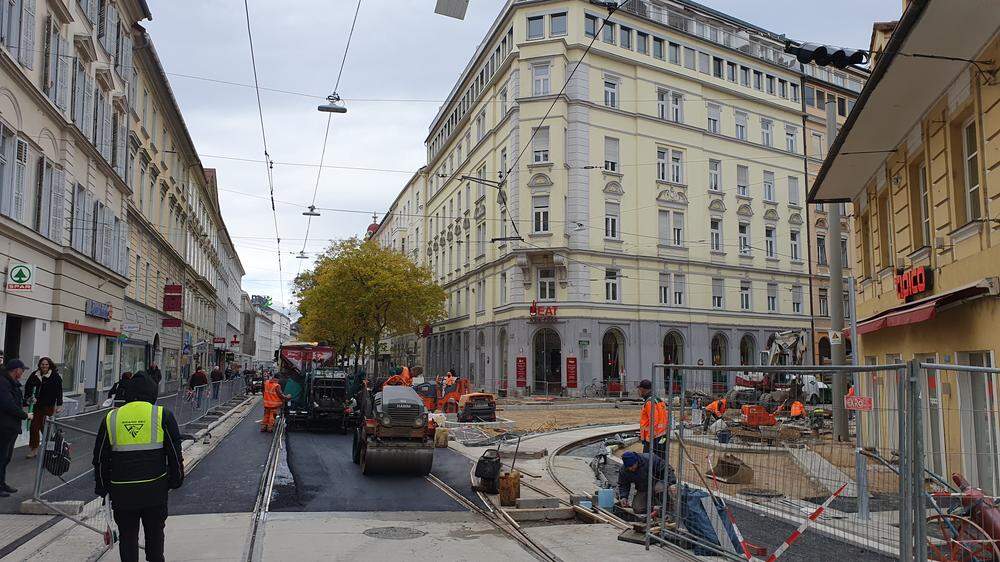 Die Bauarbeiten in der Radetzkystraße sind beendet