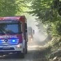 Beim Waldbrand im Grazer Umland sind auch Feuerwehren aus Radkersburg im Einsatz