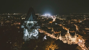 Das Studio Mo:Ya „bespielte“ bei Klanglicht bereits den Uhrturm, den Dom im Berg und zuletzt das Schauspielhaus