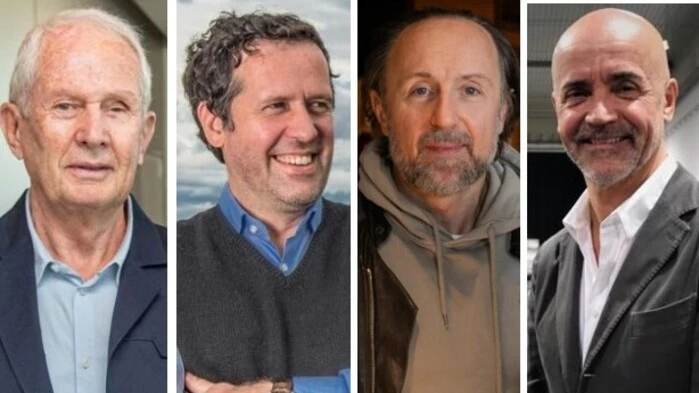 Helmut Marko, Florian Weitzer, Stefan Heissenberger und Michael Schunko (von links) springen für Graz als Austragungsort in die Bresche