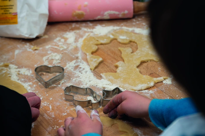 Kekse backen, Adventkranz binden, Laternen basteln und vieles mehr standen auf dem Programm