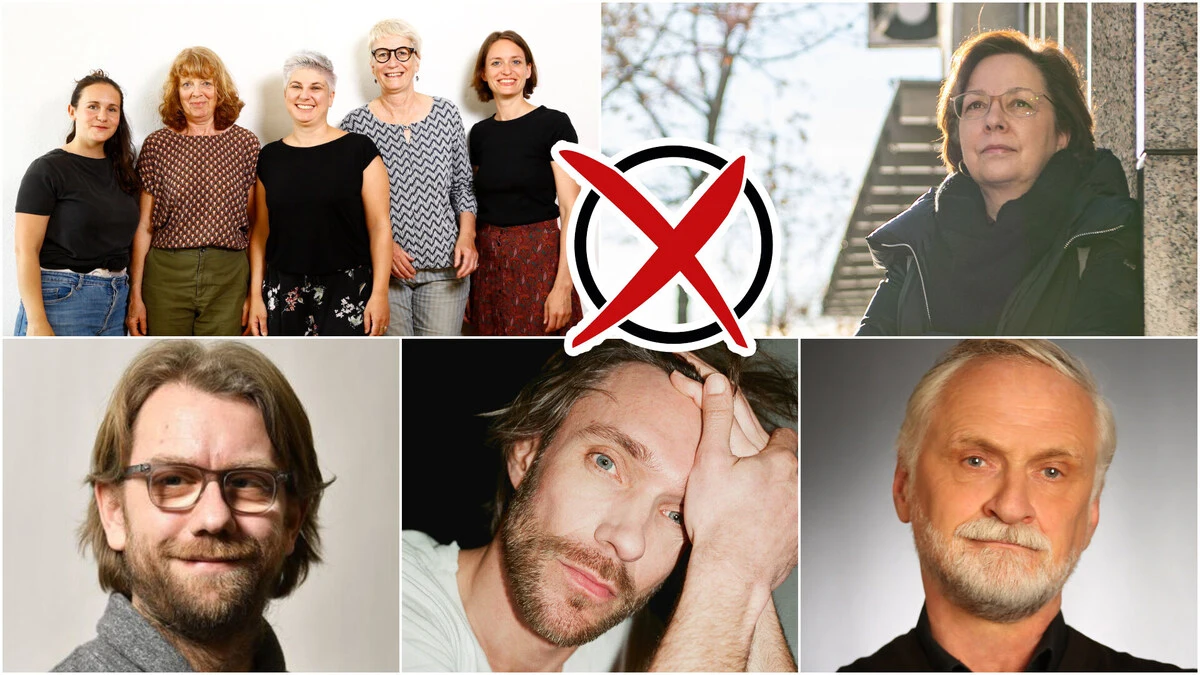 Fotomontage der nominierten Personen | Das Mezzanin Theater, Barbara Brunner vom KIZ, Christoph Luser und Otmar Klammer von stockwerkjazz: Sie alle sind heuer nominiert für die Kulturköpfe des Jahres 2023 in Graz