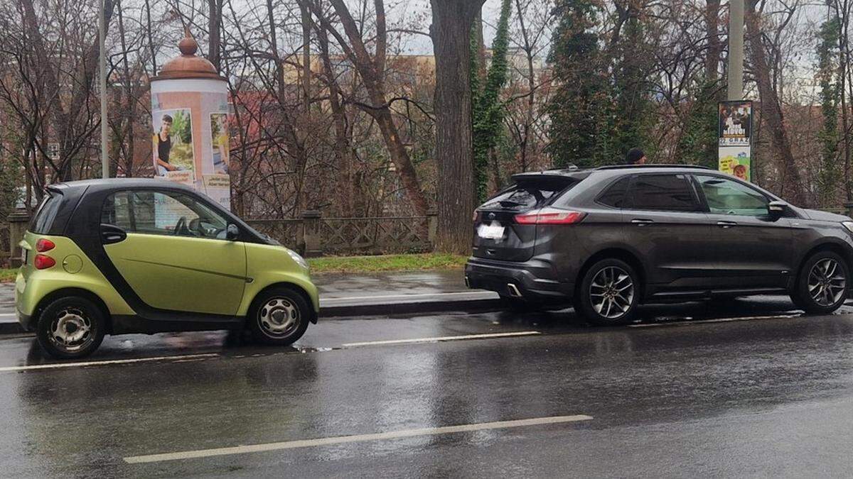 Zahlen Lenker größerer Autos künftig mehr fürs Parken in Graz?