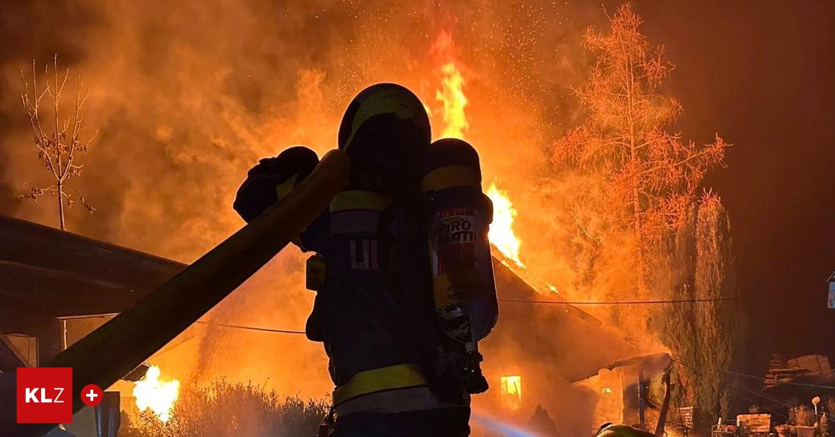 Brand-eines-Wohngeb-udes-in-der-Gemeinde-Selzthal-kappte-Stromleitungen-sechs-Feuerwehren-im-Einsatz