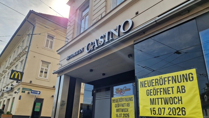 Jakominiplatz: In den ehemaligen Burgerista-Räumen dreht sich nun alles ums Glücksspiel