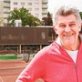 GAK-Tennis-Präsident Heinz Steinlechner vor dem neuen Klubhaus in der Körösistraße