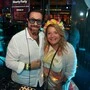 Verena Schneider mit DJ Mauri Q, der auch in Graz bei der Premiere mit von der Beachparty ist