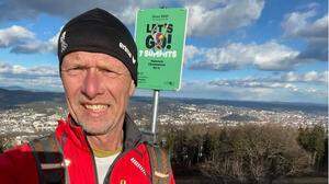 Initiator Klaus Höllbacher bezwang alle sieben Gipfel - an nur einem Tag