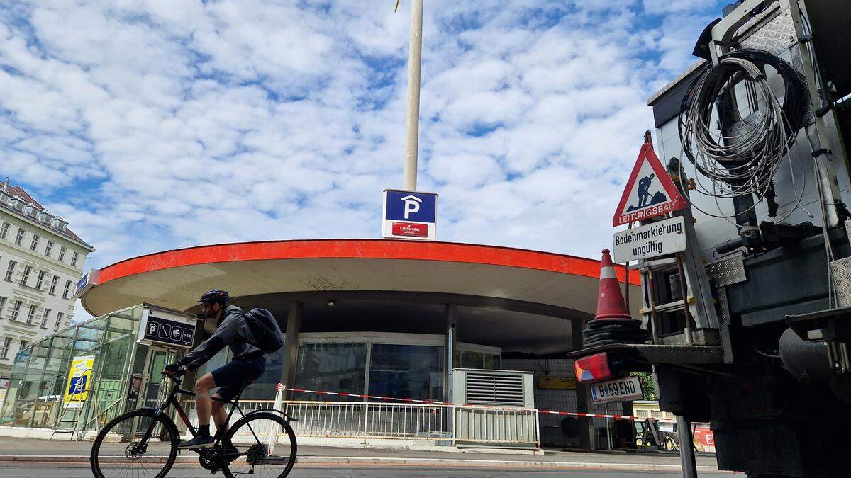 Ab Juli soll die Tiefgarage wieder benutzbar sein