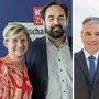 Die Messe-Vorstände Barbara Muhr und Armin Egger, die Energie-Graz-Chefs Boris Papousek und Werner Ressi (ganz rechts)