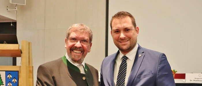 Staffelübergabe bei den GU6: Erich Gosch übergibt an Matthias Pokorn
