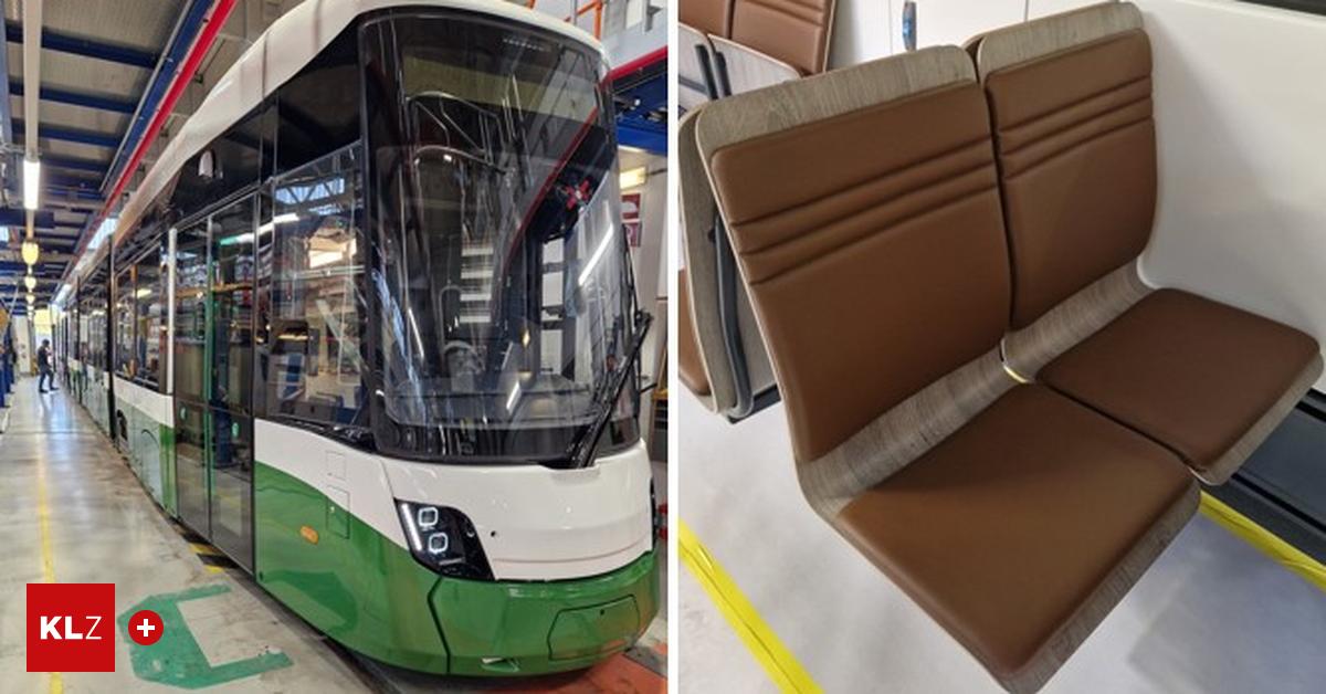 Ledersitze und kabelloses Handyladen: Erste Blicke in die neuen Flexity-Straßenbahnen