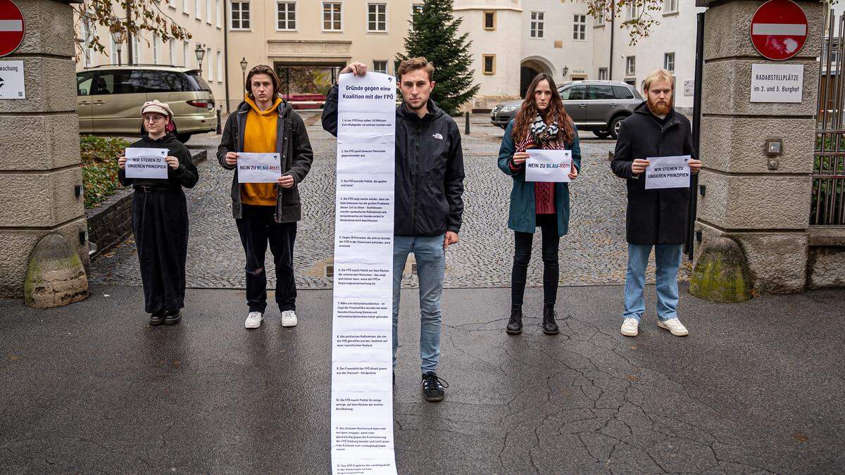 Soll die SPÖ Juniorpartner der FPÖ werden? Nein, sagen die Jungen Sozialisten