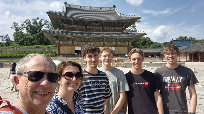 Abseits des Wettbewerbs erkundete das Bulme-Team Seoul und Umgebung