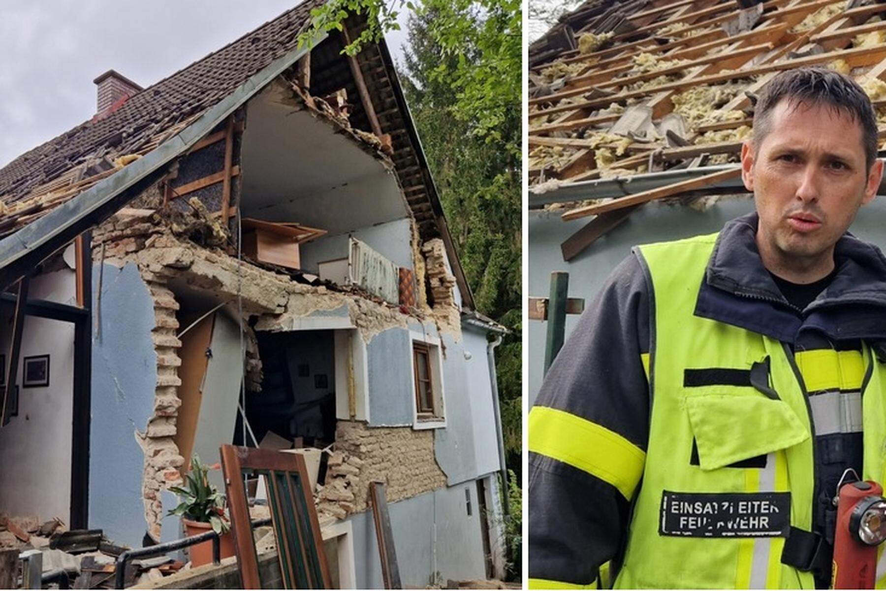 Explosion in Einfamilienhaus: 72-Jähriger schwer verletzt 