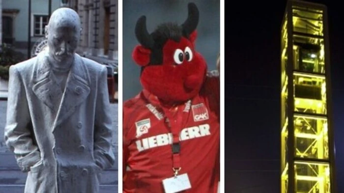 Die Oskar-Statue in der Grazer Herrengasse, das Teufel-Maskottchen des GAK, der Marienlift beim Eisernen Tor: Wohin sind diese und andere Attraktionen verschwunden?