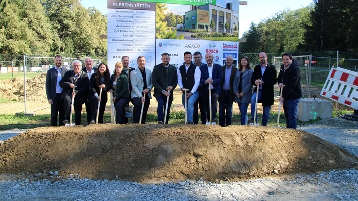Feierlicher Spatenstich für das neue regionale Biomasseheizwerk
