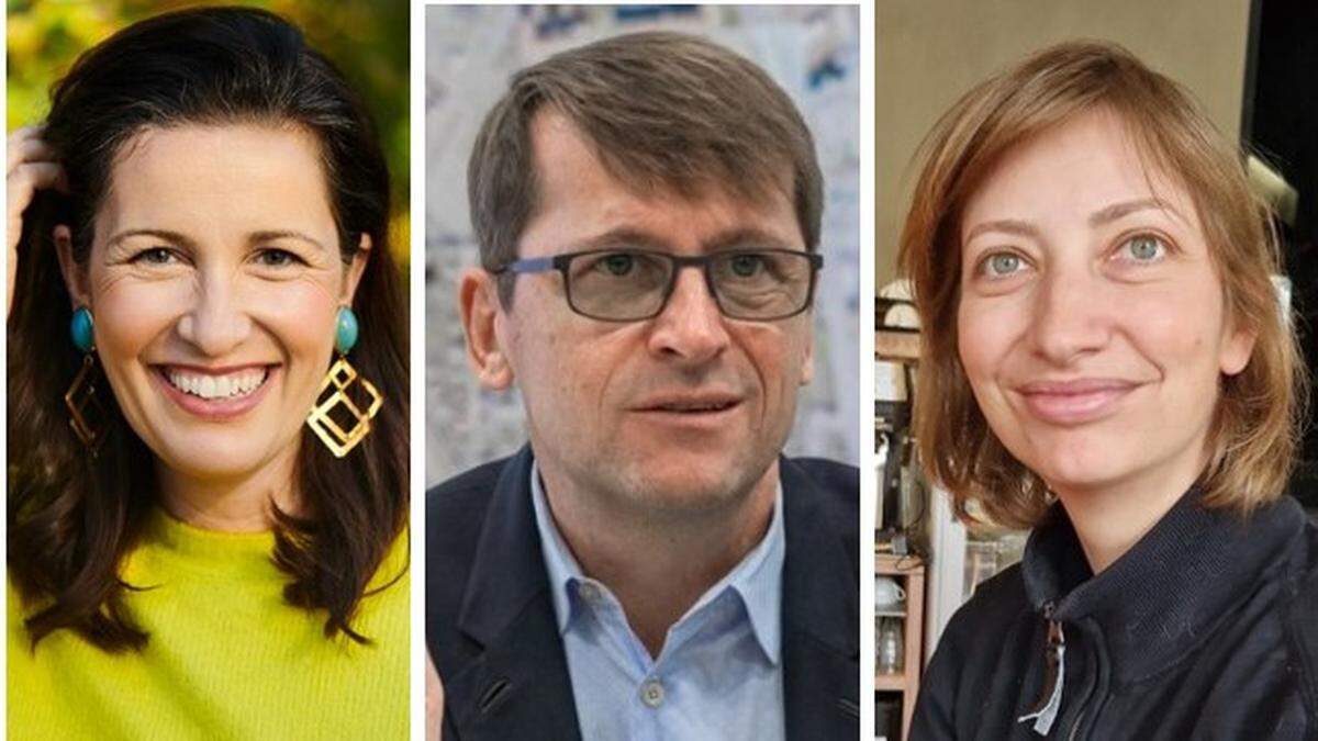 Von links: Julia Pengg (Mangolds), Martin Poppmeier (Citypark), Nadja Eder (Tribeka)