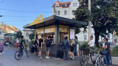 Der Andrang war am ersten Tag bereits groß