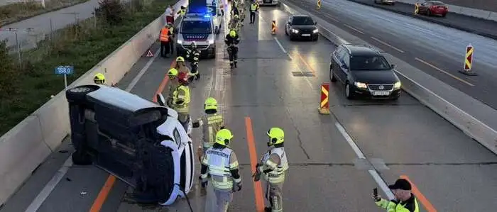 Der Unfall auf Höhe Seiersberg ging glimpflich aus