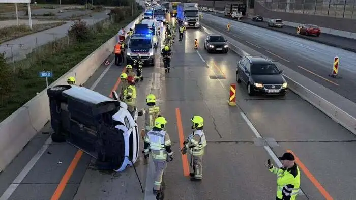 Der Unfall auf Höhe Seiersberg ging glimpflich aus