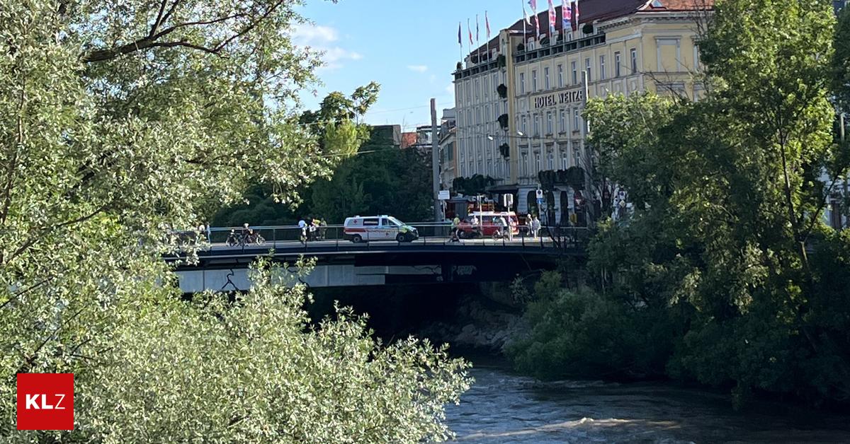 Ver-ngstigt-am-Mur-Ufer-20-J-hrige-bei-Tubing-Tour-in-Graz-gerettet