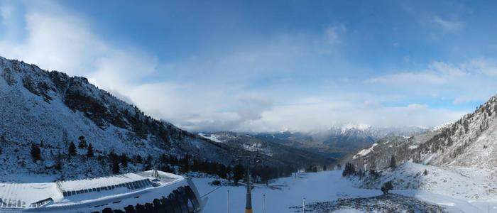 Haus im Ennstal: Blick von der Bergstation des „Alm-6er“ am Mittwoch