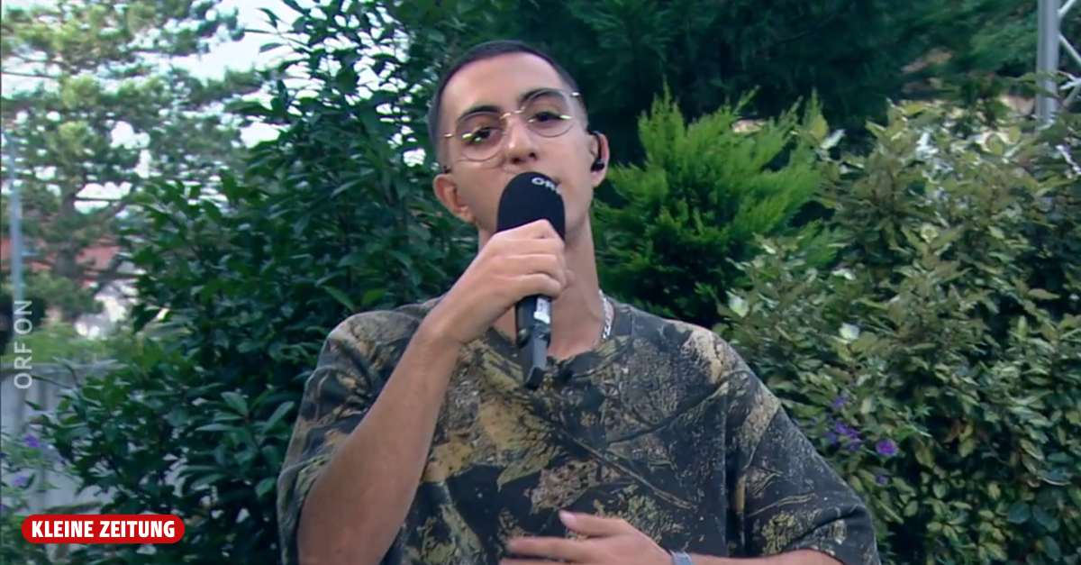 Shooting spree survivor: Graz rapper sings about his experiences on TV