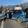 Im Zillertal kam es zu einem frontalen Zusammenstoß zwischen zwei Pkw