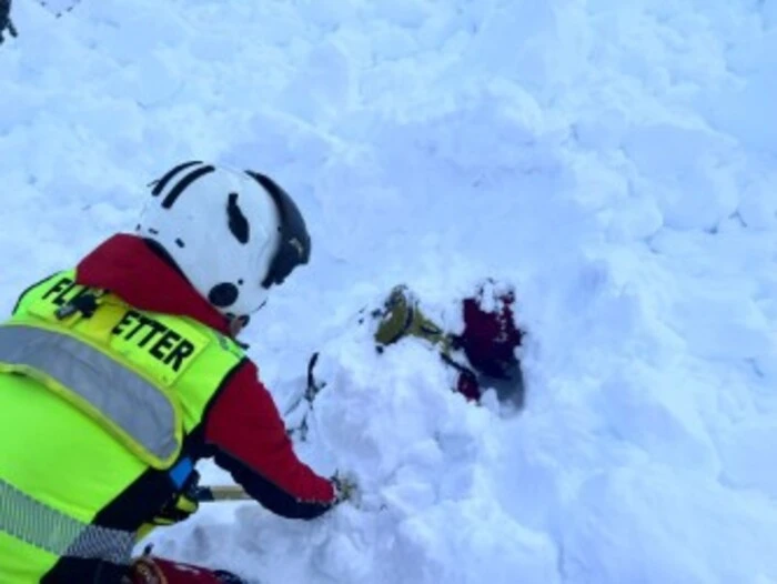 Dieser Lawineneinsatz in Donnersbachwald im Jänner ging glücklich aus
