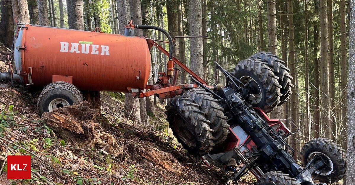 Traktor überschlug sich, Kind (7) ist außer Lebensgefahr