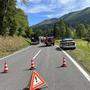 Großeinsatz der Rettungskräfte auf der Gutensteiner Straße bei Mariazell