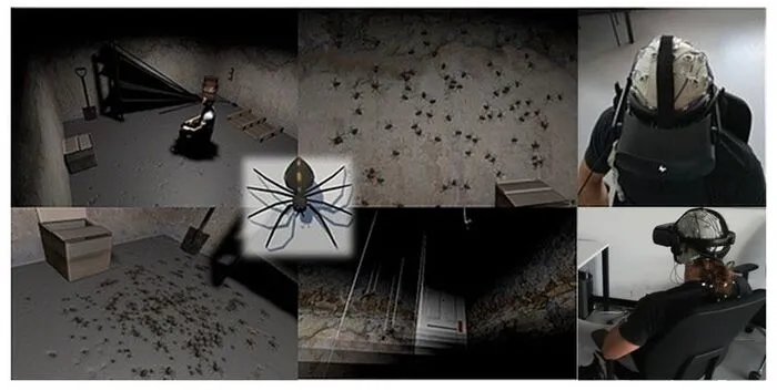 Je nach Angstniveau der Person, wird die Intensität der Reize angepasst 