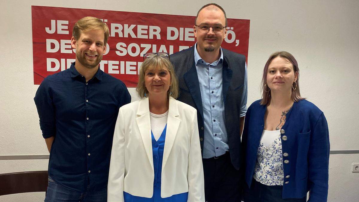 Alexander Melinz, Claudia Klimt-Weithaler, Jakob Matscheko und Miriam Herlicska belegen die Spitzenplätze auf der KP-Liste. 