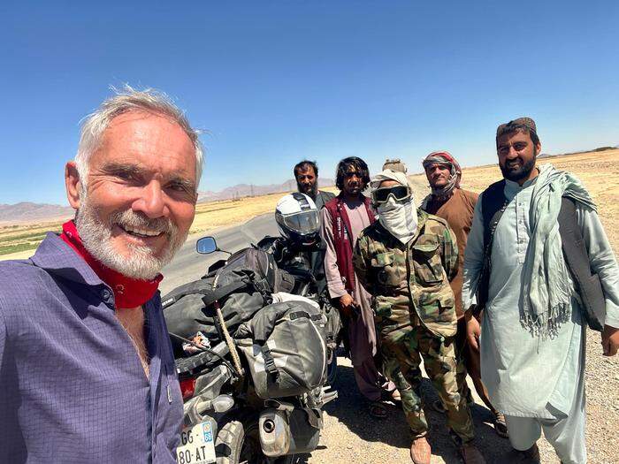 Didier Martin bei einem Checkpoint in der afghanischen Provinz Helmand