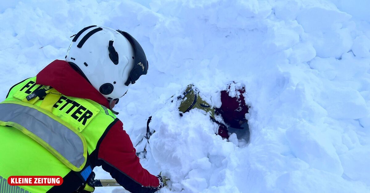 Children had to watch as father was buried by avalanche